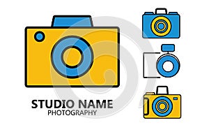 Four different digital camera logo design.