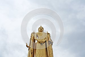 Four directions standing buddha image at Doi Sapphanyu temple,Chiang Mai ,Thailand