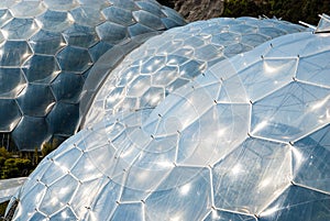 Four Eden Project Biomes Close up