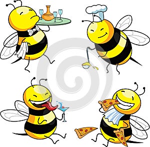 Four emotion bee