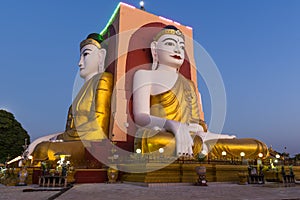 Four Faces of Buddha statue in Myanmar