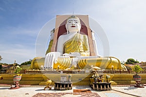 Four Faces of Buddha at Kyaikpun Buddha, Bago, Myanmar