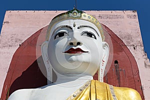 Four Faces of Buddha, Kyaikpun Buddha, Bago, Myanmar.