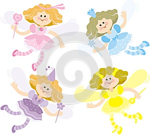 Four fairies