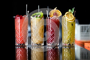 Four Fantastic  Fruit Cocktails