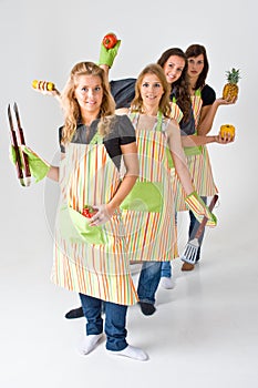 Four Female Cooks
