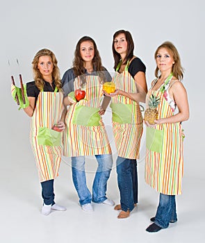 Four Female Cooks