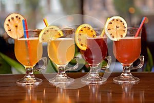 Four fruit punches