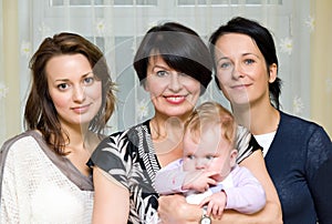 Four generation portrait