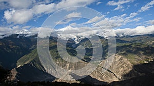 Four Girls Mountain Landscape