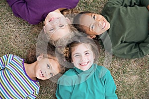 Four Girls Smiling