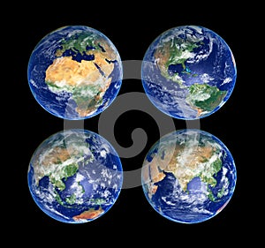 Four Globes