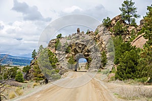 Four hand-dug tunnels