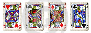 Four Jacks Vintage Playing Cards