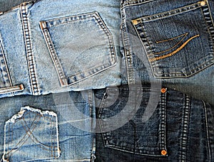 Four jeans pokets