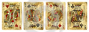 Four Kings Vintage Playing Cards