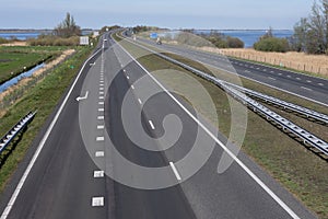 Four lane highway in the Netherlands