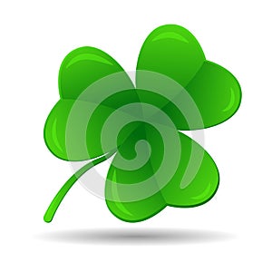 Four leaf clover, vector illustration