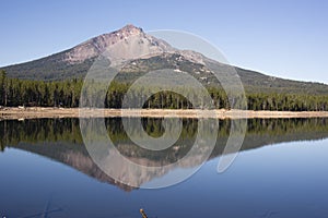 Four Mile Lake Mount McLoughlin Klamath County Oregon Cascade Mo photo