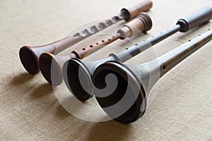 Woodwind folk musical instruments