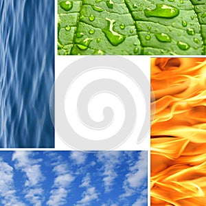 Four nature elements