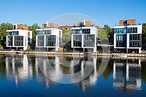 Four new houses at the waterside photo