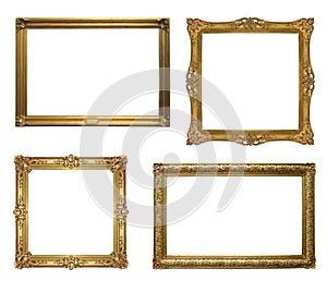 Four old antique frame - set