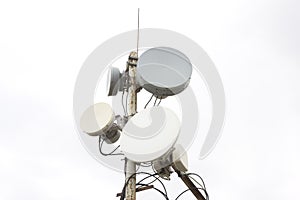 Four parabolic antenna