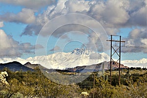 Four Peaks Mountain in, Tonto National Forest, Arizona, United States