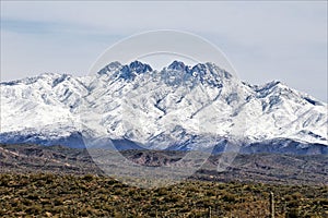 Four Peaks Mountain in, Tonto National Forest, Arizona, United States