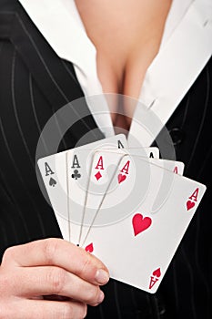 Four poker aces