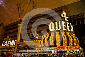 Four Queens Casino in Fremont Street, Las Vegas