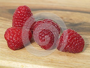 Four Raspberries