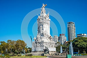 Four Regions monument in Buenos Aires, Argentina