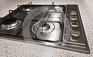 Four ring gas hob