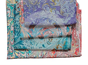 Four scarfs ebru