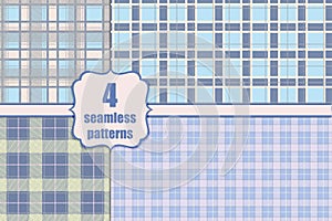Four seamless patterns