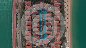 Four Seasons Resort Dubai at Jumeirah Beach from above