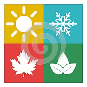 Four seasons, season icon