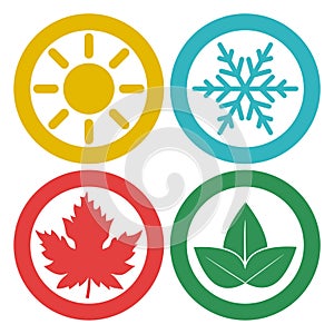 Four seasons, season icon