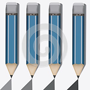 Four simple pencil