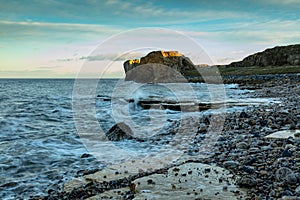 The Four Sisters Rocks at South Shields.