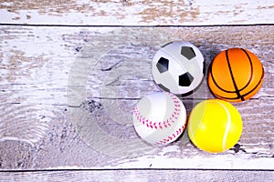 Four Sports Balls