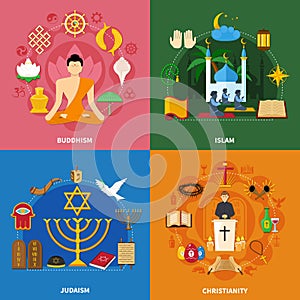 Religions Icon Set photo