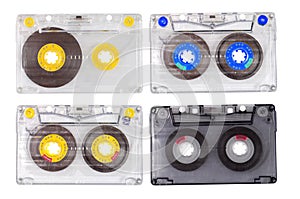 Four tape cassettes