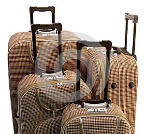 Four - travel suitcases