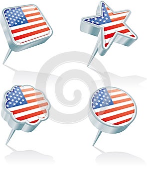 Štyri spojené štáty americké piny 