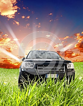 Four-wheel drive car