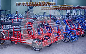 Four-wheeled bikes