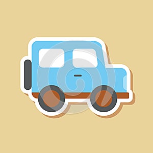 four wheeler. Vector illustration decorative design